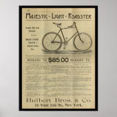 1893  fietsenmagazijn en kunstwerk Poster (Voorkant)