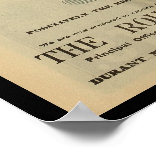 1893  fietsenmagazijn en kunstwerk Poster (Hoek)