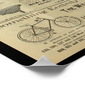 1893  fietsenmagazijn en kunstwerk Poster (Hoek)