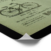 1893  fietsenmagazijn en kunstwerk Poster (Hoek)