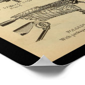 1893  fietsenmagazijn en kunstwerk Poster (Hoek)