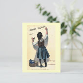 1893  Frans chocolade en Poster Briefkaart (Staand voorkant)