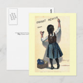 1893  Frans chocolade en Poster Briefkaart (Voorkant / Achterkant)