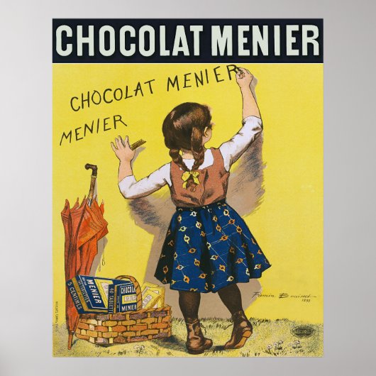 1893 Franse snoepposter Poster (Voorkant)