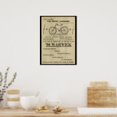 1893 gezant fietsentijdschrift en kunstartikel Po Poster (Keuken)