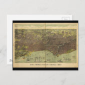 1893 Grand Uitzicht of Chicago Illinois Briefkaart (Voorkant / Achterkant)