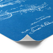 1893 Kettingloze Art-afdrukken voor fietspatroon Poster (Hoek)