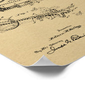 1893 Kettingloze Art-afdrukken voor fietspatroon Poster (Hoek)