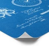 1893 Kunstafdrukken met een door de lucht geprojec Poster (Hoek)