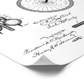 1893 Kunstafdrukken met een door de lucht geprojec Poster (Hoek)