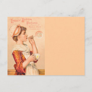1893 Linden Bloom Perfume Briefkaart