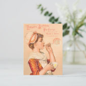 1893 Linden Bloom Perfume Briefkaart (Staand voorkant)