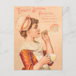 1893 Linden Bloom Perfume Briefkaart
