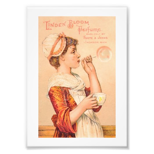 1893 Linden Bloom Perfume Foto Afdruk (Voorkant)