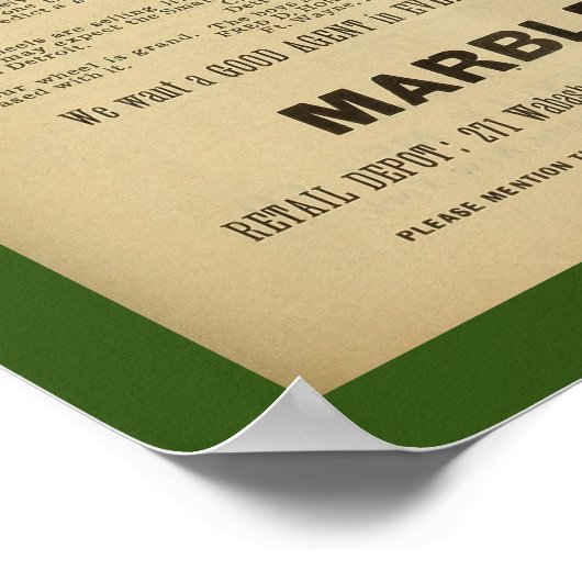 1893  monboogfietsen en kunstwerk Poster (Hoek)