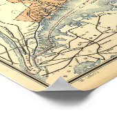 1893 Railroad Map Connecticut Poster (Hoek)