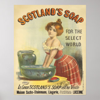 1893 waszeep reclame poster