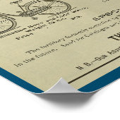 1893 Yost-fietsenmagazijn en kunstwerk Poster (Hoek)