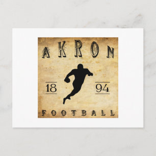 1894 Akron Ohio Football Briefkaart