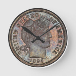 1894 - Barber Dime Ronde Klok
