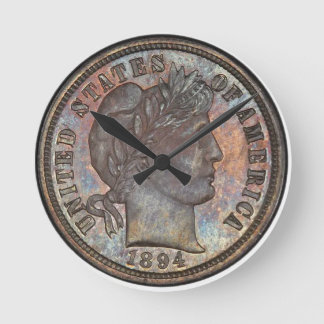 1894 - Barber Dime Ronde Klok
