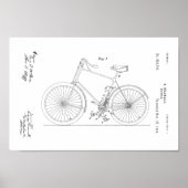 1894 brochure met fietspatroon poster (Voorkant)