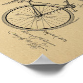 1894  brochure met fietspatroon poster (Hoek)