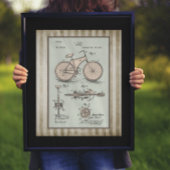  1894 Carr Bicycle Patent Poster