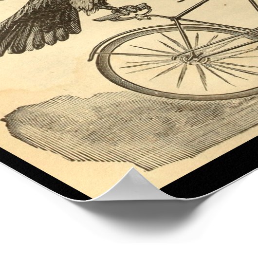 1894  Eagle Bicycle Magazine en Art Poster (Hoek)