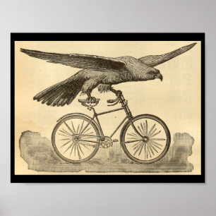 1894  Eagle Bicycle Magazine en Art Poster