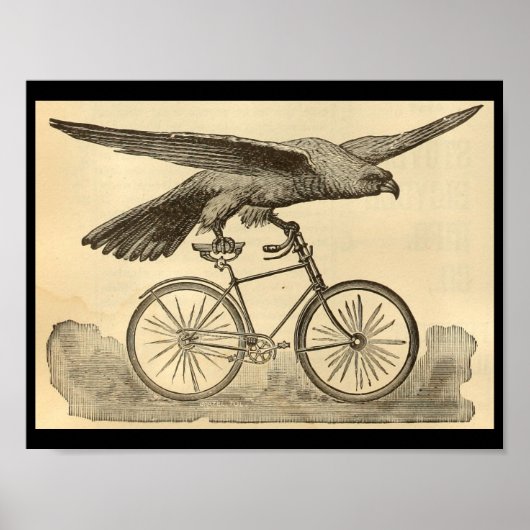 1894  Eagle Bicycle Magazine en Art Poster (Voorkant)