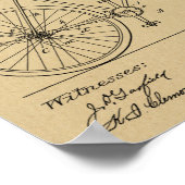 1894 Kettingloze diskettestation - Fietspatroon af Poster (Hoek)