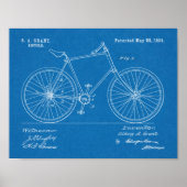 1894 Kettingloze diskettestation - Fietspatroon af Poster (Voorkant)