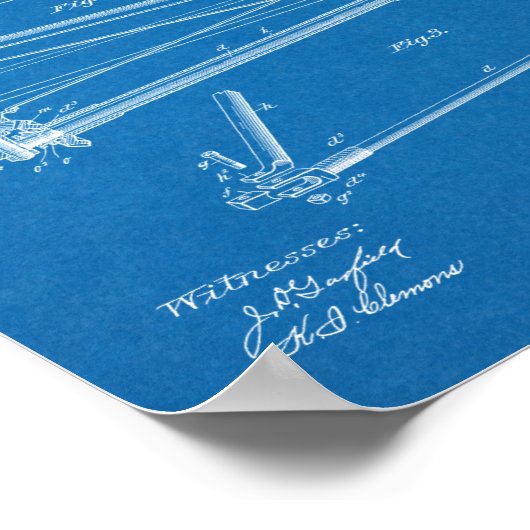 1894 Kunstafdrukken zonder wirwar van fietsen Poster (Hoek)