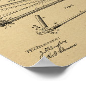 1894 Kunstafdrukken zonder wirwar van fietsen Poster (Hoek)