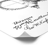 1894 Kunsttekenafdrukken voor camera-zakcamera Poster (Hoek)