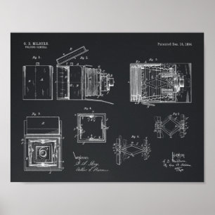 1894 Kunsttekenafdrukken voor vouwcamera Poster