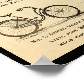 1894 Majestic Light Roadsters Bicycle en Poster (Hoek)