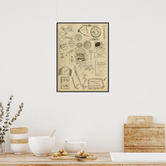 1894 Philadelphia Show en Poster voor kunstwerken (Keuken)