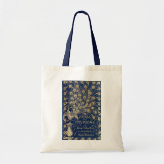 1894 Pride and Prejudice Peacock Hoesje Jane Auste Tote Bag