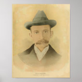 1894  rackfietsen en kunstdrukken poster (Voorkant)