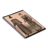 1895 Afdrukdamesjas en -jurk Notitieboek (Rechterzijde)