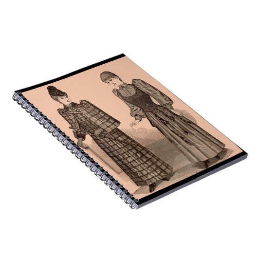 1895 Afdrukdamesjas en -jurk Notitieboek (Rechterzijde)