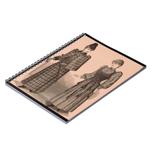 1895 Afdrukdamesjas en -jurk Notitieboek (Linkerzijde)