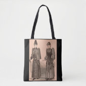 1895 Afdrukdamesjas en -jurk Tote Bag (Voorkant)