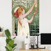 1895 Art Nouveau Absinthe Robette restored Poster (Thuiskantoor)