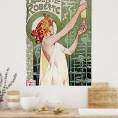 1895 Art Nouveau Absinthe Robette restored Poster (Keuken)