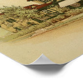  1895 artistieke verfkleurenafdrukken in huis poster (Hoek)