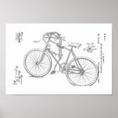 1895  brochure met fietspatroon poster (Voorkant)
