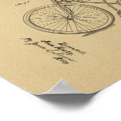 1895  brochure met fietspatroon poster (Hoek)